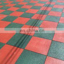 OL-XJ001 Good Quality 50x50cm Outdoor Playground Rubber Mat thumbnail-1