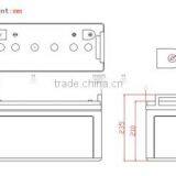 Competitive Price 12v 200ah Dry Cell Rechargeable Solar Battery thumbnail-3
