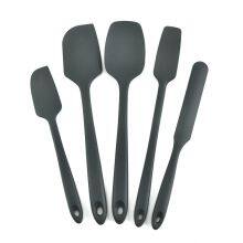 Wholesale Kitchen Accessories 5Pcs Heat Resistant Food Silicone Kitchen Utensils Cooking Spatula Set thumbnail-4