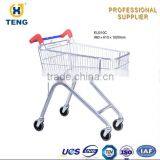 EU Style 180L Unfolding Mesh Supermarket Rolley thumbnail-3