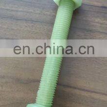 Corrosion Resistance FRP Epoxy Fiberglass Plastic Threaded Rod Screw Bolt and Nut thumbnail-2
