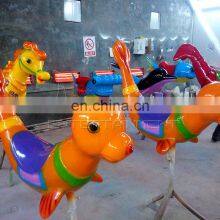 Popular Kiddie Carousel Ride Ocean Theme Park Merry go Round for Sale thumbnail-3