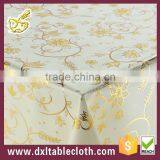 # DY019A Popular Polyester Cotton Fabric Imported Tablecloth Made in China for Wedding