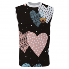 Custom Sublimation sleeveless t-shirts of good quality