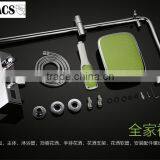 Wall Mounted Bathroom Bath Rain Thermostatic LED Shower Set thumbnail-6