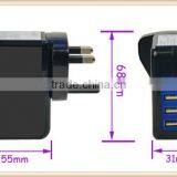 Portable Travel Charger 3.5/4.2A 4 Ports Wall Charger thumbnail-1