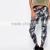 Women Low-rise Waistband Skinny Sexy Fashion Leggings In Geo Print Pants thumbnail-3