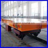 Electrical Flat Car With Rail 20t for Industry Transportation thumbnail-1