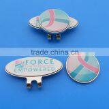 Printing Ribbon Logo Metal Golf Ball Marker and Hat Clip thumbnail-1