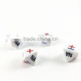 White Logo Printing 8 Sided Custom Dice, Bulk Dice Wholesale thumbnail-1