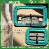 Real Leather Covered Coats Waistband Belt Buckles thumbnail-1