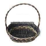 Wicker / willow basket/ vegetable fruit basket/ gift basket/ garden basket camping basket