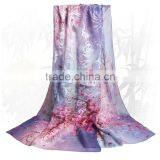 2016 Hot Sale Factory Direct Supply Embroidered Pure Silk Scarf Women's Silk Scarf Shawl Scarves thumbnail-4