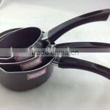 18CM High Quality Aluminum Non-stick Ceramic Saucepan Milk Boiling Pot Kitchenware With Soft Handle For Promotion thumbnail-1
