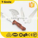 Wood Handle Hot Multi Knife With ax
