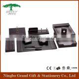 Multifunctional High Quality PU Leather Office Desk Set thumbnail-5