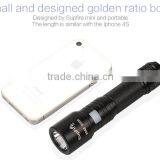 High Quality 300lm LED Flashlight With USB Charger thumbnail-6