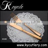 Cutlery Set Gold,wedding Rose Gold Flatware,fine-cutlery-sets thumbnail-2