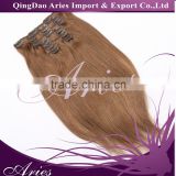 2016 New Double Weft Double Drawn Clip in Hair Extension