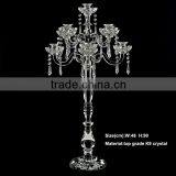 Tall Gold Crystal Candelabra for Decoration Quality Choice