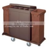 Metal House Keeping carts Service trolley stainless steel trolley