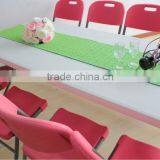 8ft Cheap Plastic Folding Table With Competitive Price and High Quality