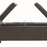 pu Leather Wooden Frame Storage Ottoman Lower Price Two Seats(DO-6109) thumbnail-3