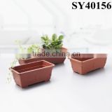 Cheap large rectangular plastic plant pots