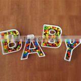 B Shape Ceramic Letter Dishes thumbnail-2