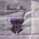 Drawstring Satin Lingerie Bag thumbnail-4