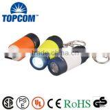 USB Rechargeable LED Keychain Light With Fire Retardant ABS Body Flashlight Quality Choice thumbnail-1