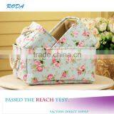 YIWU RODA 100%canvas Fashionable Floral High-capacity Folding Storage Box Quality Choice thumbnail-1