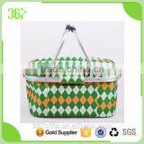 High Quality Basket Cooler Bag Picnic Bag With PEVA thumbnail-1