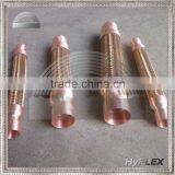 Braided Flexible Metal Sweat Connectors Bronze Hose With Bronze Braid and Copper Female Ends thumbnail-2