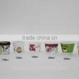 100~340ml IML Ice Cream Yogurt Jelly Pudding Plastic Cup