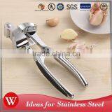 Kitchen Tool Garlic Crusher Stainless Steel Garlic Press With Silicone Handle