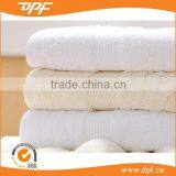 100% Cotton Beige Color With Satin Border Bath Towel thumbnail-1