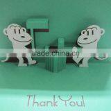 3D pop up Thank you Monkey card