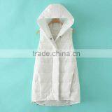 Woman Clothing Contemporary Hooded Jacket Cotton Vest thumbnail-2