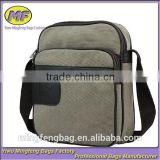 High Quality Costom Fashion Canvas Travel Bag Long Cross Strap Shoulder Messenger Bag for Men