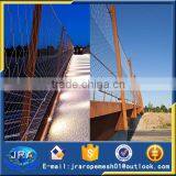 Easy Assembled Stainless Steel Wire Rope Bridge Protection Fence Railings Mesh