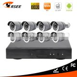 2016 hot product 8ch nvr kit with 1080P ip cameras security alarm system