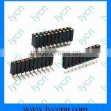 2.54mm SIP IC Socket Female Connector / Round Pin IC Socket