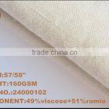 China Wholesale Ramie Viscose Interwoven Pants Fabric thumbnail-2