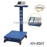 Heavy Duty Movable Wheel Electronic Weighing Scale 600kg