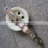 Single Nylon Sheave Pulley/ Nylon Pulley Hook Cable Roller thumbnail-1