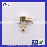 RF Coaxial MCX Crimp Male Right Angle Connector