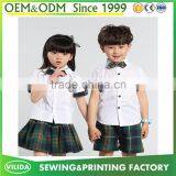 England Style Kindergarten Uniform Fashion Primary School Sport Uniform Shirt With Skirt or Shorts thumbnail-4