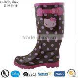 (CH.W011) Ladies Fashion Rubber Rain Boots Wellington Boots