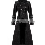 Punk Rave Scorpion Womens Coat Long Jacket Black Goth Steampunk Hooded Trench